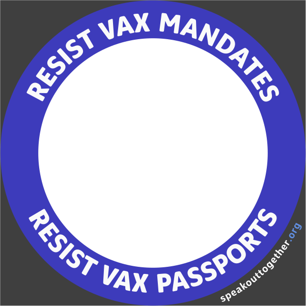 BLURPLE – RESIST VAX MANDATES RESIST VAX PASSPORTS