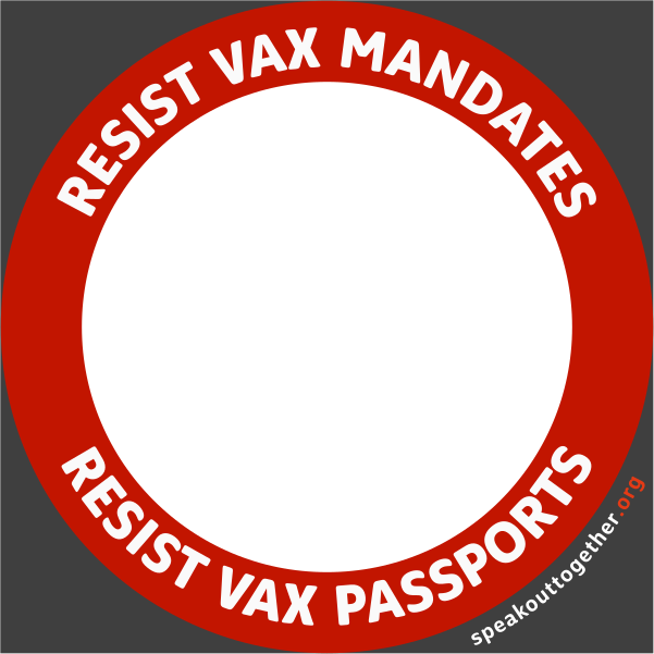 BURNT ORANGE – RESIST VAX MANDATES AND PASSPORTS